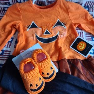 Cutest Newborn Pumpkin outfit 0-3mos